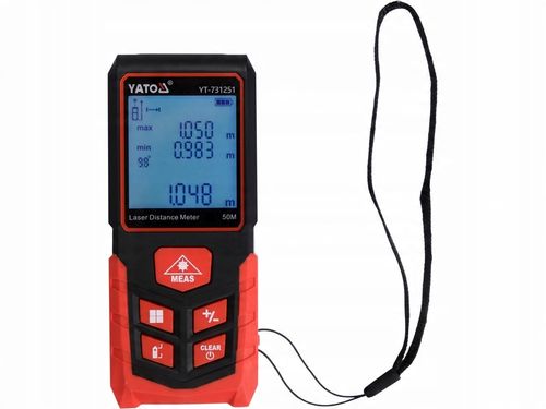 Dalmierz LASEROWY cyfrowy MIERNIK ODLEGŁOŚCI 50m pomiar odległości kubatury na Arena.pl