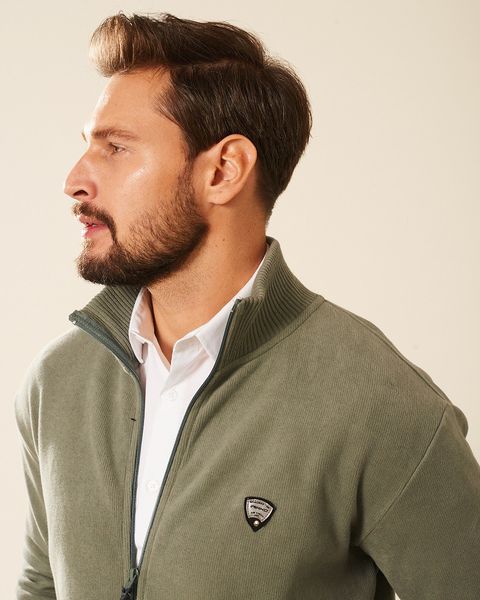 Sweter męski bawełniany matcha Platon Rozmiar - XL zdjęcie 3