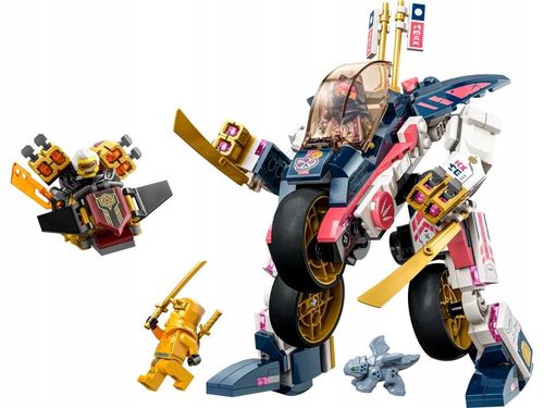 71792 - lego ninjago - mech sory zmieniający się w motocykl wyścigowy na Arena.pl