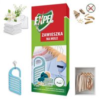 Expel Zawieszka na Mole Świeże Pranie Zwalcza Jaja Larwy Szafa Garderoba x1