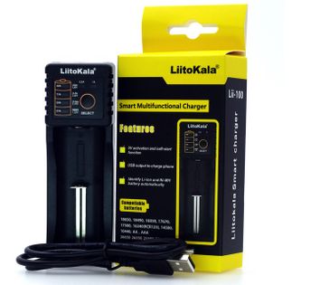 Ładowarka akumulatorów LiitoKala Lii-100 Li-Ion AA