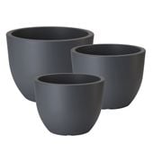 Doniczka okrągła Muna 30, 35, 40 Zestaw Donica x3