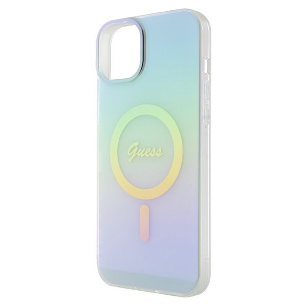 Etui Guess do iPhone 15 Plus, iPhone 14 Plus, Turkusowy, MagSafe zdjęcie 6