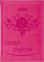 duży Planer A4 2026 z NAPISEM dzienny GRAWEROWANY Kalendarz KSIĄŻKOWY