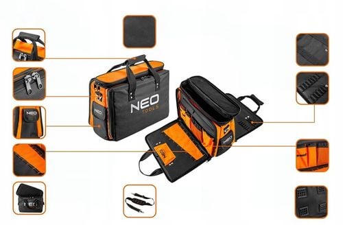 NEO Torba Narzędziowa Męska Na Ramie 43,5 x 20 x 33 cm z Paskiem na Arena.pl