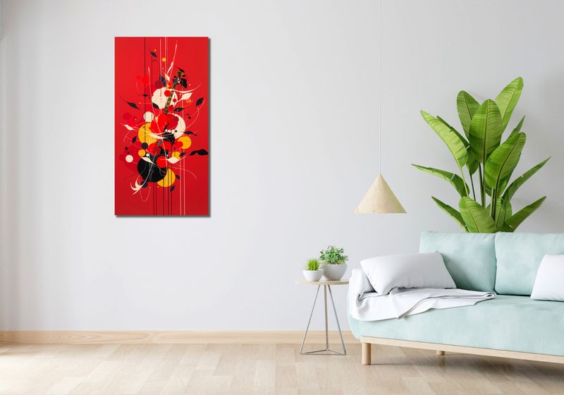 Obraz 50x100cm Melodyjna Barwa zdjęcie 2