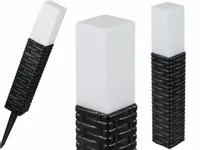 Lampa solarna led wbijana słupek kwadrat dekoracja ogrodu tarasu wejśćP-302