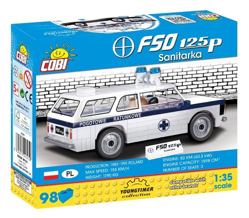 Cobi Klocki Youngtimer Collection FSO 125p Sanitarka na Arena.pl