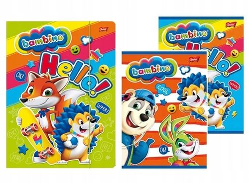 BAMBINO Wyprawka Szkolna zestaw plastyczny 22el na Arena.pl