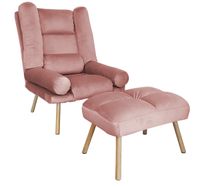 FOTEL TOKIO ROZKŁADANY Z PODNÓŻKIEM N. DĄB MG58