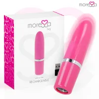 moressa ivy pink - kompaktowy stymulator podrożny 6 trybow, silikon