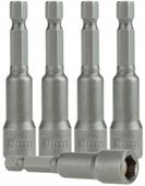 Zestaw magnetycznych nasadek 10 mm 5 szt na wkrętarkę wiertarko - wkrętarka