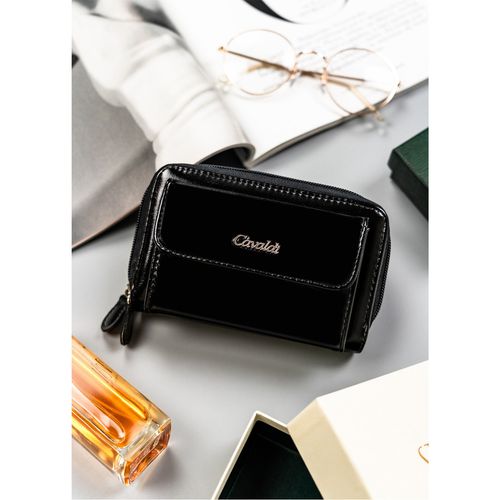 duży, poziomy portfel damski ze skóry ekologicznej - 4u cavaldi na Arena.pl