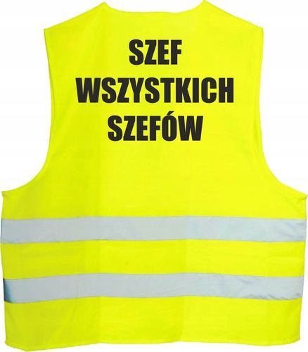 KAMIZELKA ODBLASKOWA śmieszne kamizelki z nadruk na Arena.pl