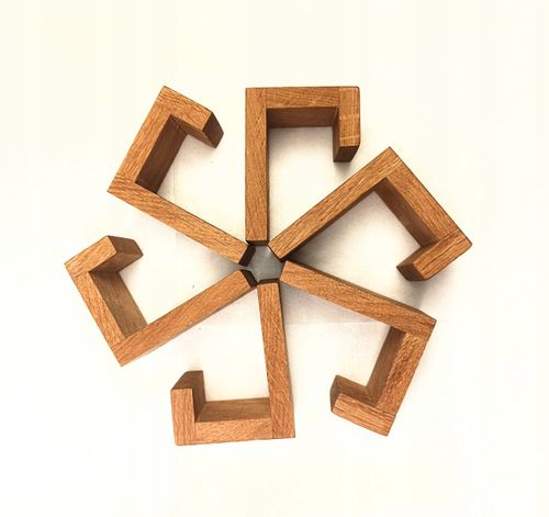 Drewniany Wieszak Samoprzylepny na Skarpety Prezenty Kominek Dębowy Haczyk na Arena.pl