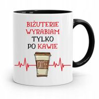 Dla Jubilera Kubek Czarny Wybrabiam Po Kawie Z Nadrukiem Ze Zdjęciem