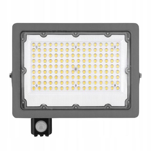Halogen reflektor naświetlacz LED 100W z czujnik ruchu zmierzchu na Arena.pl