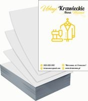 Ulotki A6 reklamowe firmowe 5000szt projekt w cenie USŁUGI KRAWIECKIE