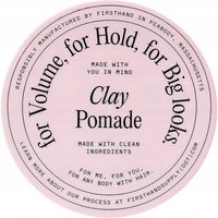 Firsthand Matowa Glinka Pomada do włosów MOCNY chwyt Clay Pomade Pasta 88ml