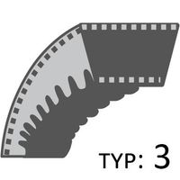 Pasek Cedrus napęd zagęszczarka CEDZG06 /17x830/ 540477