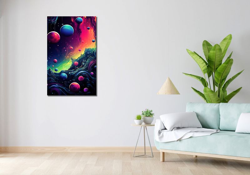 Obraz 60x100cm Kalejdoskop Galaktyk zdjęcie 2