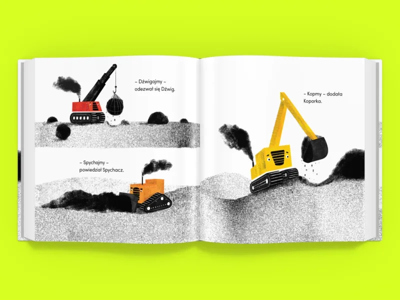 Koparka i kwiat zdjęcie 2