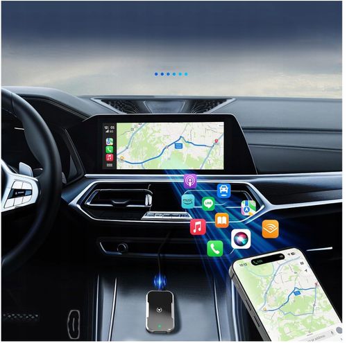 Adapter Carplay Bezprzewodowy Car Play Bluetooth Ios 10+ Moduł Do Auta Wifi na Arena.pl