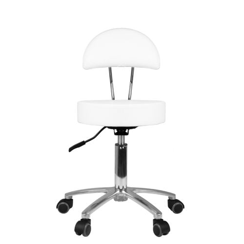 TABORET KOSMETYCZNY AM-309 BIAŁY na Arena.pl