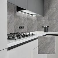 Panele Samoprzylepne Szary Marmur Płytki PCV 30x30 cm 20 Sztuk 1,8 m2