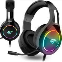 SŁUCHAWKI GAMINGOWE DLA GRACZY HAVIT H2232D MIKROFON LED RGB PC