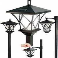 LAMPA SOLARNA LED SOLAR LATARNIA 150CM 2 SPOSOBY MONTAŻU WISZĄCA STOJĄCA