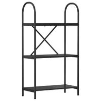 Półka na książki Czarny dąb 60 x 30 x 109 cm