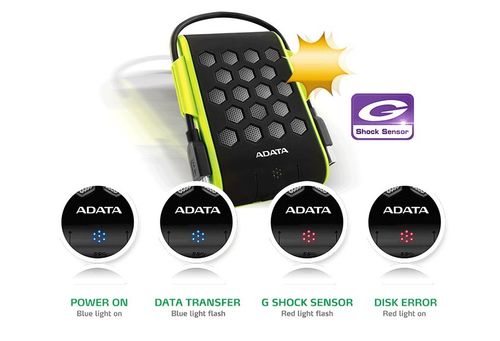 Adata DashDrive Durable HD720 2TB 2.5'' USB3.0 Zielony na Arena.pl