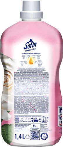 SOFIN Płyn do Płukania Tkanin Koncentrat z Olejkami MIX 1,4l x 4szt 280prań na Arena.pl
