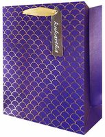 Torebka na prezent - fioletowa - XL