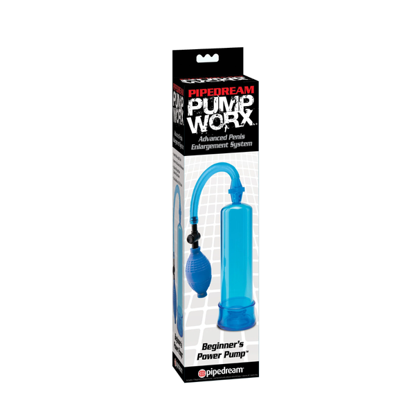 Pompka Pipedream Pump Worx Beginner's Power Pump Blue zdjęcie 1