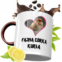 Kubek Bordowy Dla Córki Na Urodziny Prezent Z Nadrukiem Ze Zdjęciem