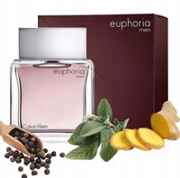 CALVIN KLEIN EUPHORIA MEN 100ML PERFUMY ORYGINALNE MESKIE WODA TOALETOWA
