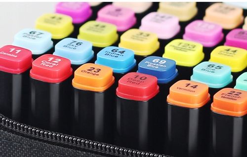 PRO MARKERY ALKOHOLOWE DWUSTRONNE 60szt + TORBA na Arena.pl