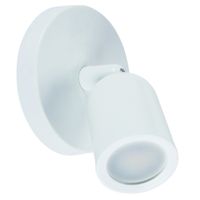 Regulowana lampa ścienna BOGNA 03982 Ideus do sypialni biała