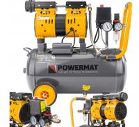 KOMPRESOR BEZOLEJOWY 24L SPRĘŻARKA 8 BAR 220l/min 230V SEPARATOR CICHY 59dB