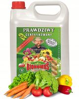 NAWÓZ UNIWERSALNY płyn BIOHUMUS EXTRA NATURALNY EKO do warzyw owoców 5L