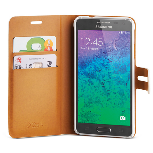 TTEC CardCase Flex Etui Samsung Galaxy Alpha białe (2KLYK29B) na Arena.pl