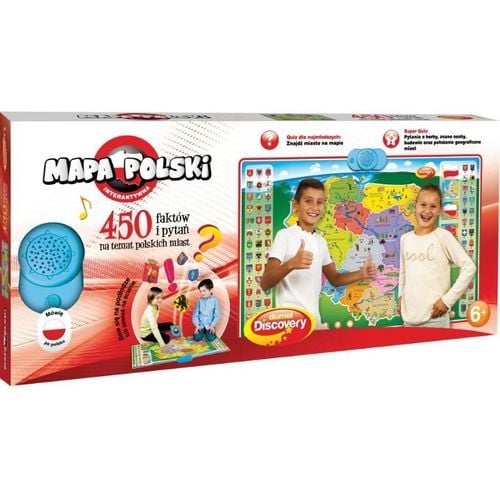 Interaktywna mapa polski na Arena.pl