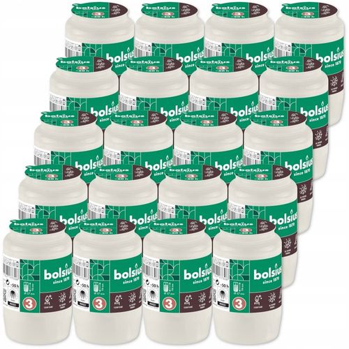 Wkłady do zniczy olejowe Bolsius RC3 20 sztuk na Arena.pl