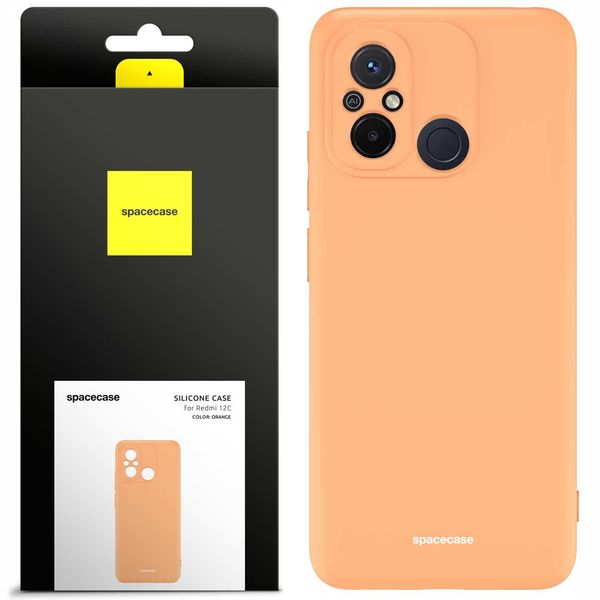 Spacecase Silicone Case Redmi Redmi 12C Orange zdjęcie 1