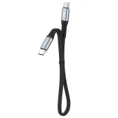 Kabel Dudao L10C USB-C - USB-C PD 100W 5A 0,23m - czarny