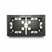 Efapel puszka natynkowa podwójna czarna 10994 apm