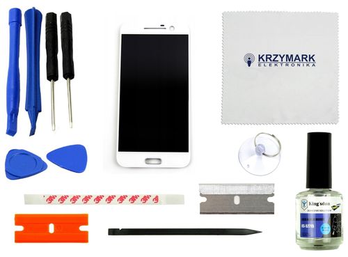 HTC ONE M10 10 LCD DOTYK DIGITIZER BIAŁY na Arena.pl