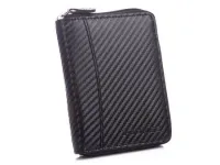 portfel męski czarny j jones zapinany na zamek – klasyczny i praktyczny